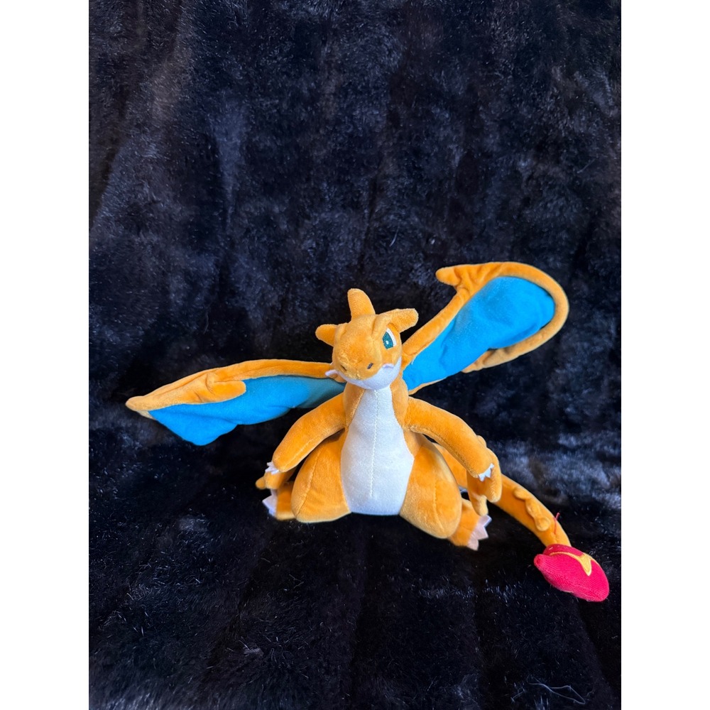 Pokemon Center Mega Charizard Y 9" Plush Stuffed Animal Doll 2013